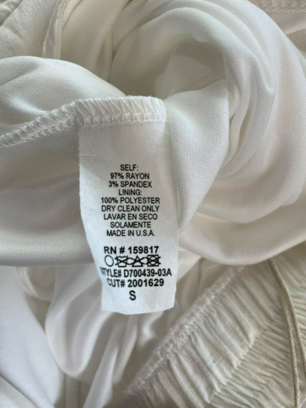 Altar'd State White Midi Lined Skirt Women's Size Small MSRP$78 NWT - Picture 5 of 6